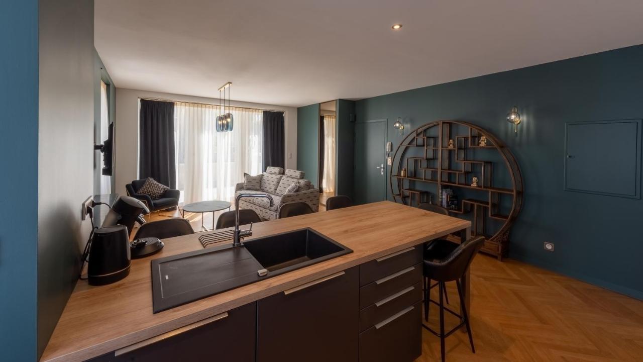 L'Art Deco, T3 Terrasse, Classe Meuble De Tourisme Rodez Exterior foto