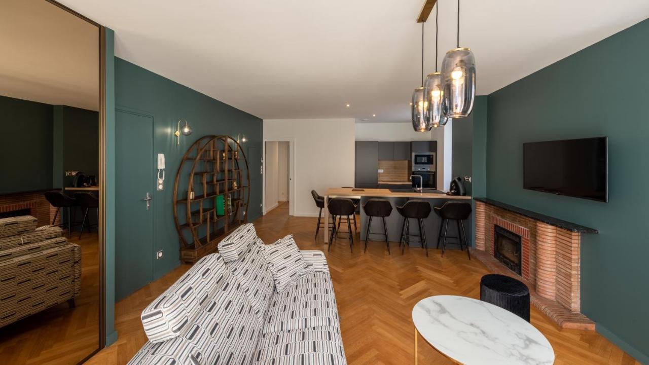 L'Art Deco, T3 Terrasse, Classe Meuble De Tourisme Rodez Exterior foto