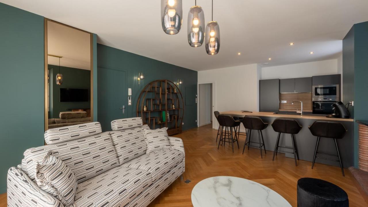 L'Art Deco, T3 Terrasse, Classe Meuble De Tourisme Rodez Exterior foto